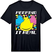 Peeps Easter Peeping It Real Retro Style Chicks Performance T-Shirt
