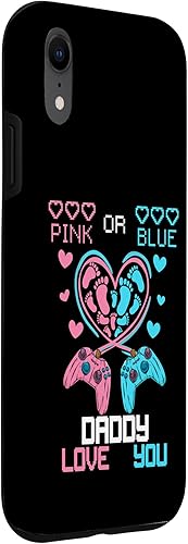 Miniatura 3 de iPhone XR Parents Pink Or Blue Daddy Love You Baby Gender Reveal Case