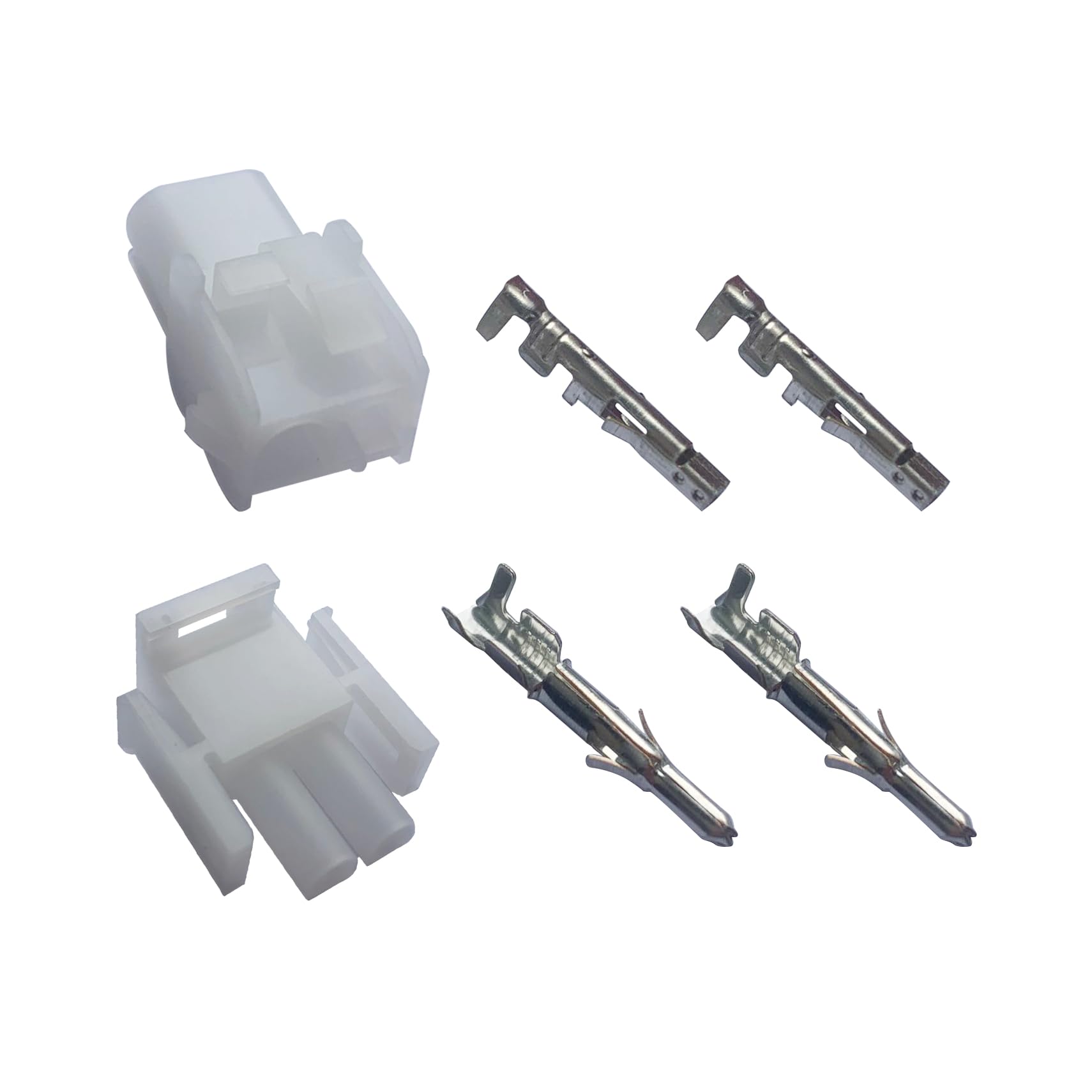 unlock seamless connections with 12 sets of standard .062 in. pin and receptacle connectors - perfect for molex compatibility, 3.68 mm pitch, 18-24 awg, free hanging design for effortless installation
