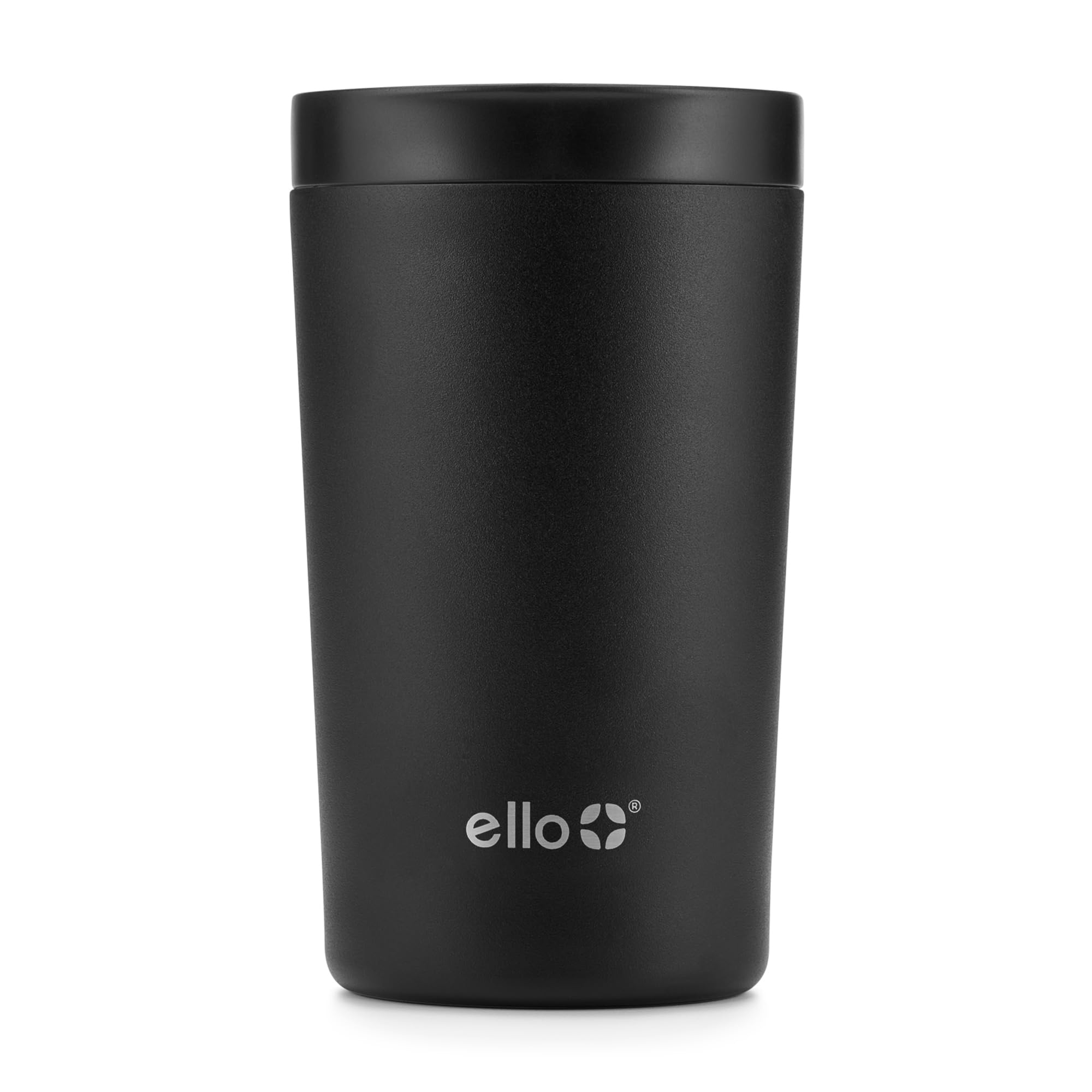 Ello Jones Stainless Steel Travel Coffee Mug - Travel Tea Mug 11oz Black