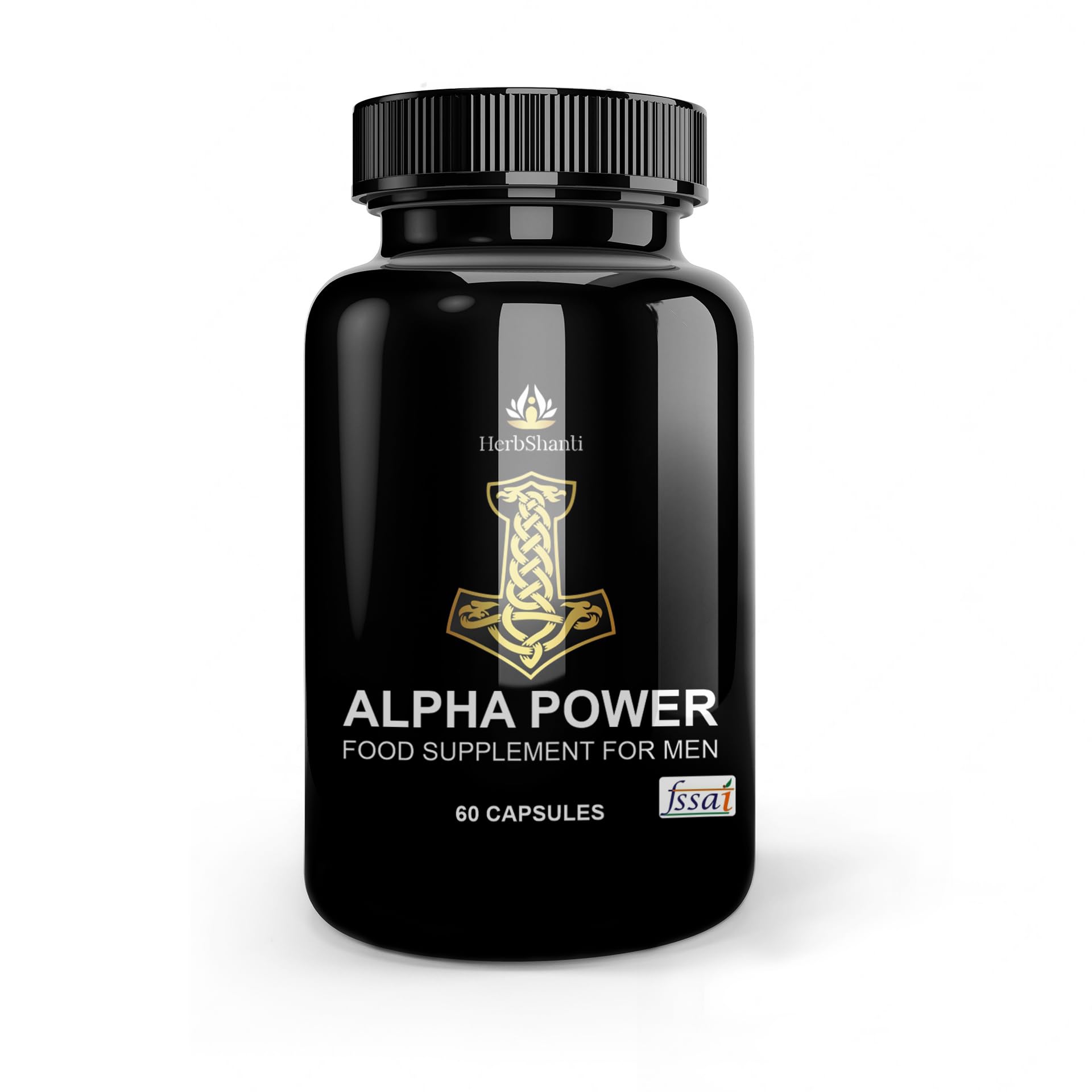 HerbShanti Alpha Power Tablets for Men- Ayurvedic Supplement with Ashwagandha, Gokshura, Shilajit, and Safed Musli | Supports Stamina & Immunity (60 Capsules) (B0DDTZR2F1) Amazon Price History, Amazon Price Tracker