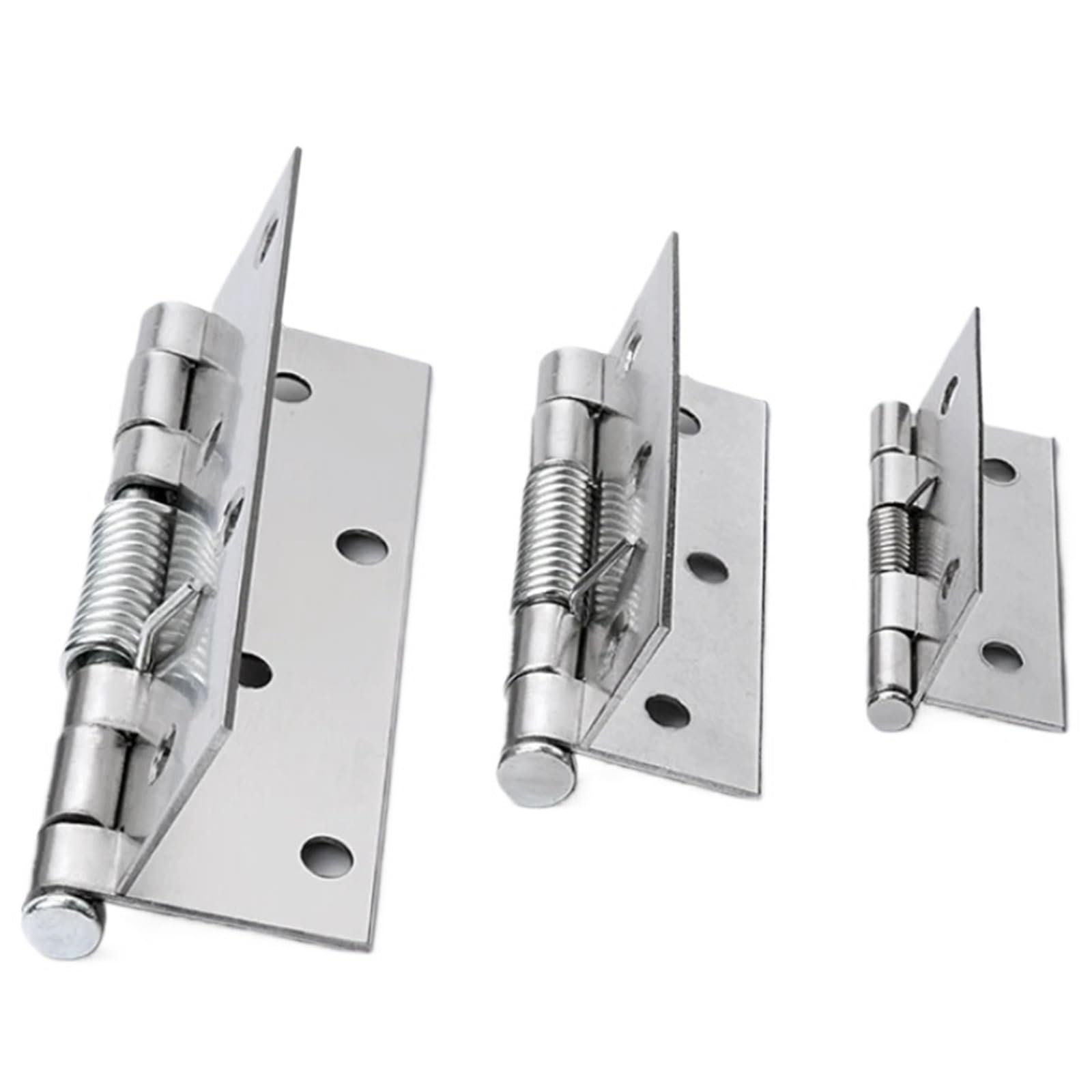 LYEUXHJPX Door Hinges Cross Hinge Automatic Rebound with Spring Furniture Repair Hardware 1Pcs(100mm-1pcs)