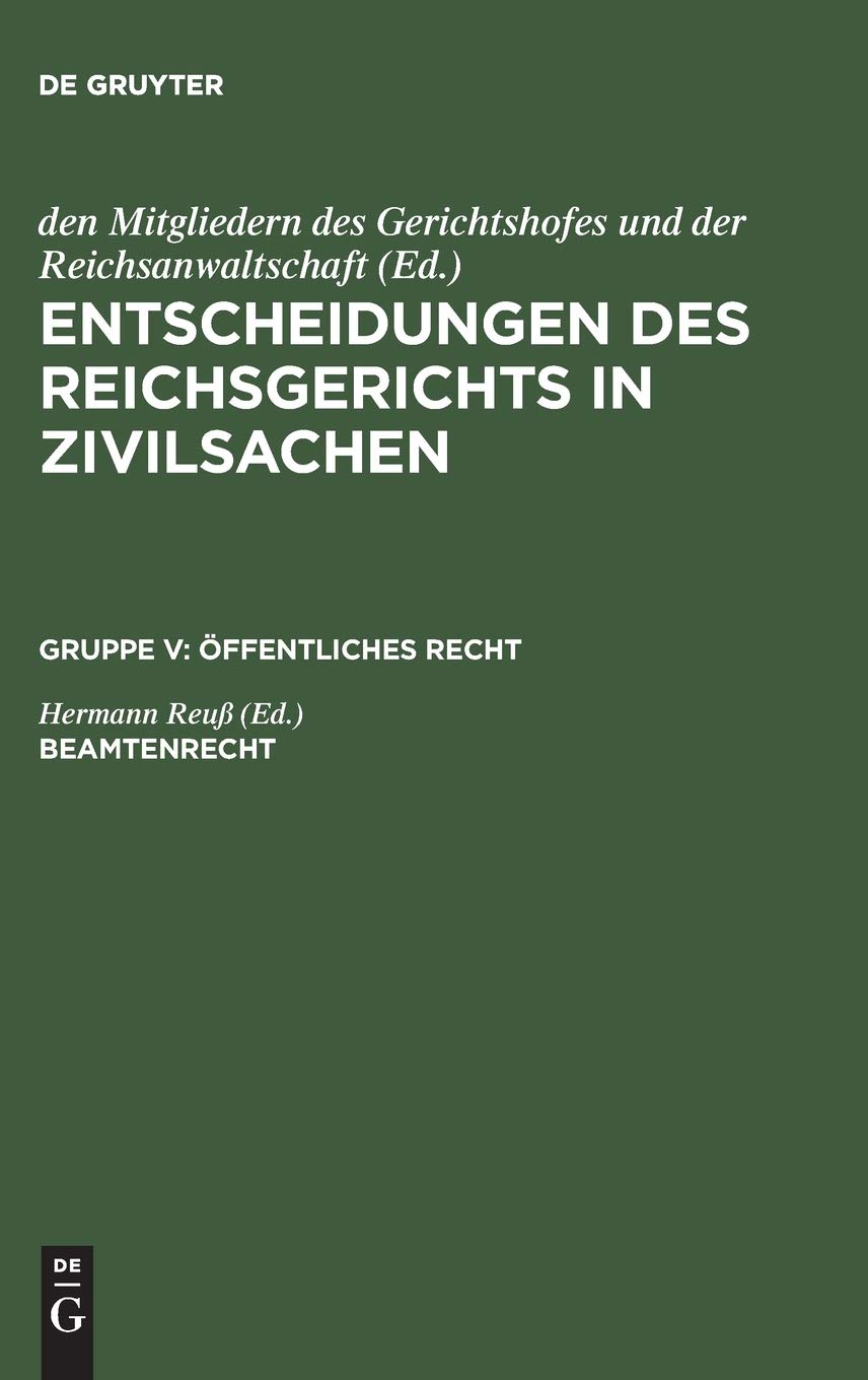 Beamtenrecht (German Edition)