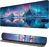 【Nettoyage facile】 : Protégeant votre bureau des rayures, des chocs, de la poussière et des éclaboussures, ce tapis gaming est idéal pour savourer votre café en toute sérénité tout en travaillant. Un simple coup de chiffon humide suffit pour l'entretien.