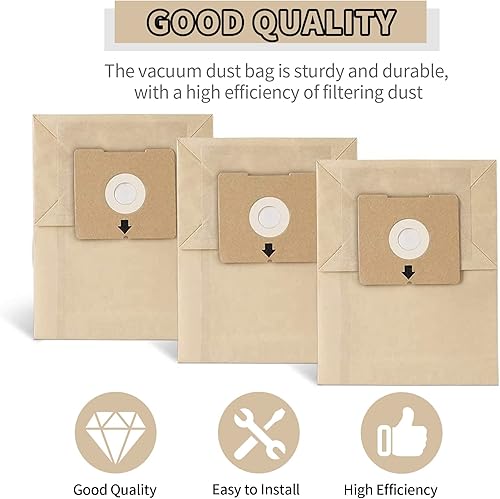 Miniatura 4 de Bolsas de repuesto compatibles con Bissell Zing Vacuum Modelo 4122 Series, 2154A, 2154W, comparado con el número de pieza 2138425, 213-8425 (paquete