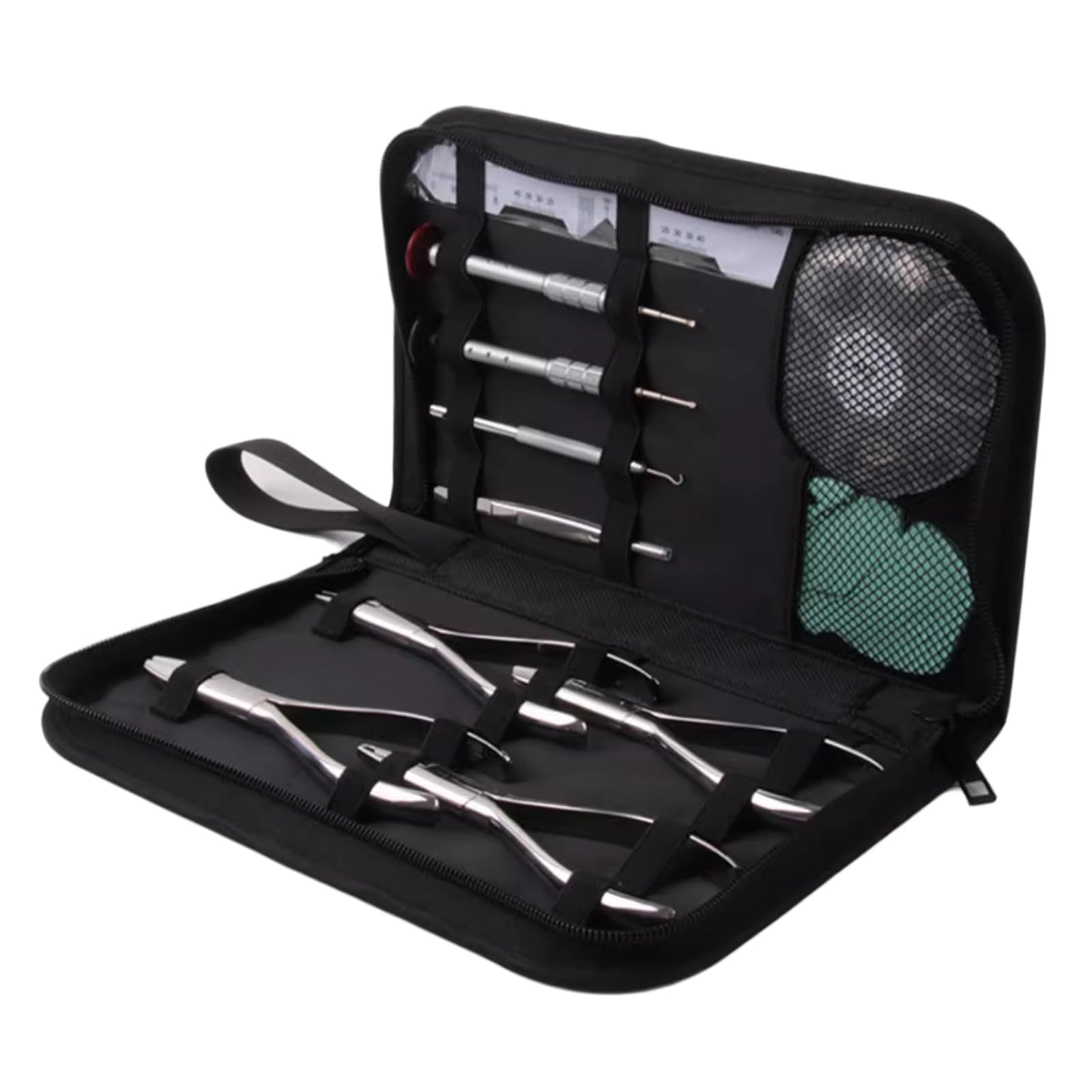 COYEUX Kit de réparation de Lunettes, kit d'outils de Lunettes, avec 4 Lunettes et 4 Tournevis, avec Sac de récupération pour Le démontage de Montres et de téléphones Mobiles