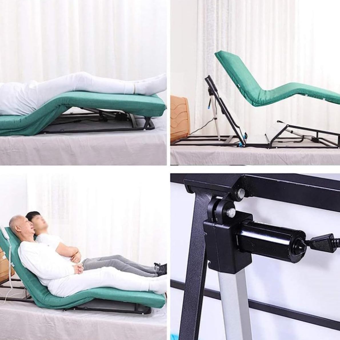 Bed Wedges Lifting Cushions,Lifting Bed Backrest, Pillow Lifter with Electric System,Electric Adjustable 2~65° Sit-Up Back Stand Assist Aid, Adjustable Power Lifting Bed Backrest Includes El