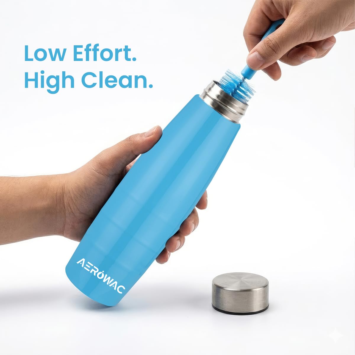 AEROWAC Stainless Steel Water Bottle - 1000ml -6
