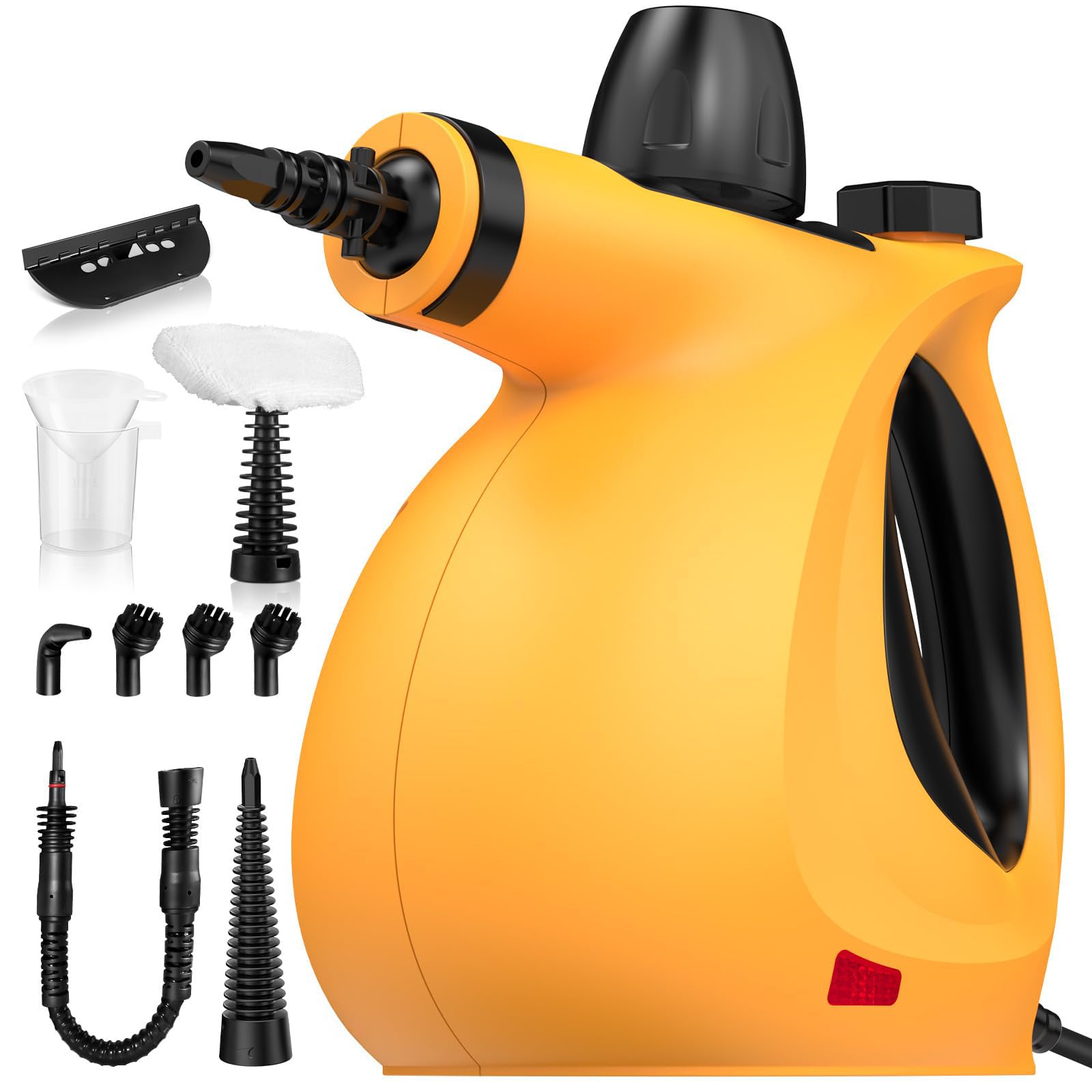 Handheld Pressurized Multi-Surface Steam Cleaner Ease of Cleaning 100 Chemical-Free Steam Cleaner for Home with 11pcs Accessories Portable