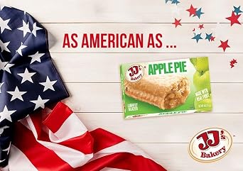 JJ's Apple Snack Pies, Individual Dessert, Fresh-Baked, Perfect for Snacks, Nut-Free, Kosher Parve, 4 Oz Each (Pack of 6) By Snacks and More