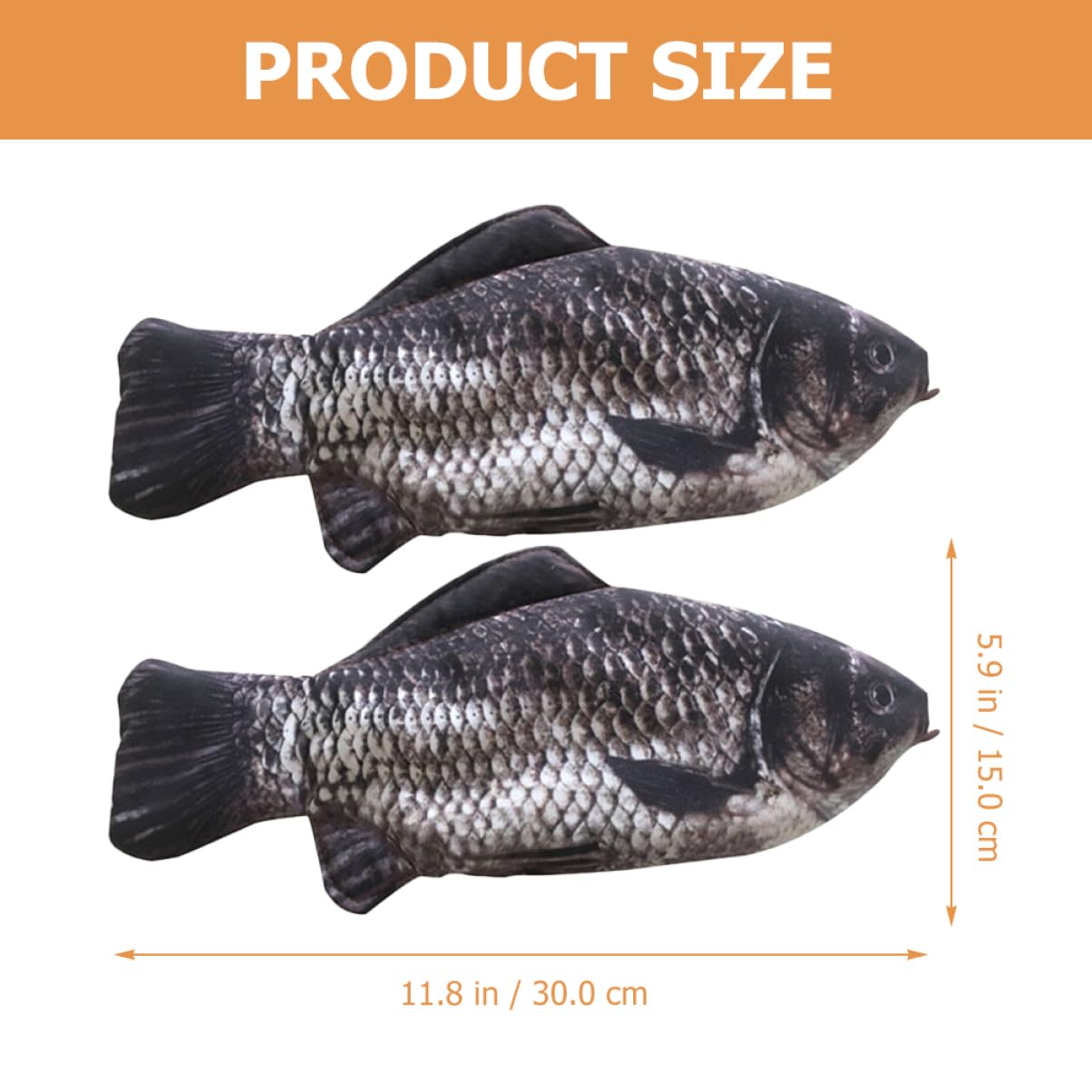 Operitacx 8pièces Trousse à Crayons Forme De Poisson Étui à Stylo Amusant Capacité Sac De Rangement Créatif pour Jouet pour Chats Lot