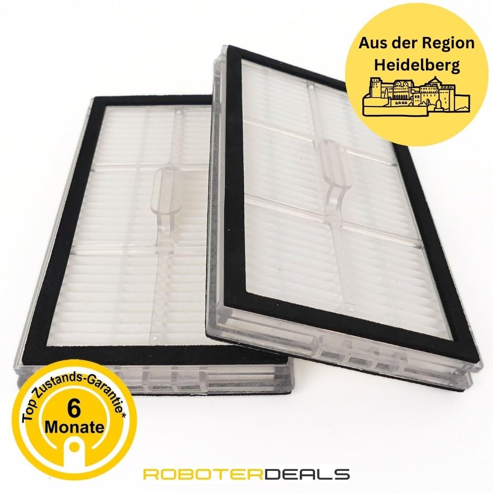 Roboter Deals - Zubehör Set, Ersatzteile Kit für Roborock Saros 10R (2X Filter, 1x Hauptbürste, 2X Pad, 2X Seitenbürste, 2X Staubbeutel)