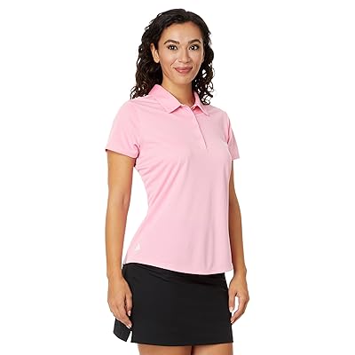 adidas Golf Performance Solid Short Sleeve Golf Polo Shirt Women