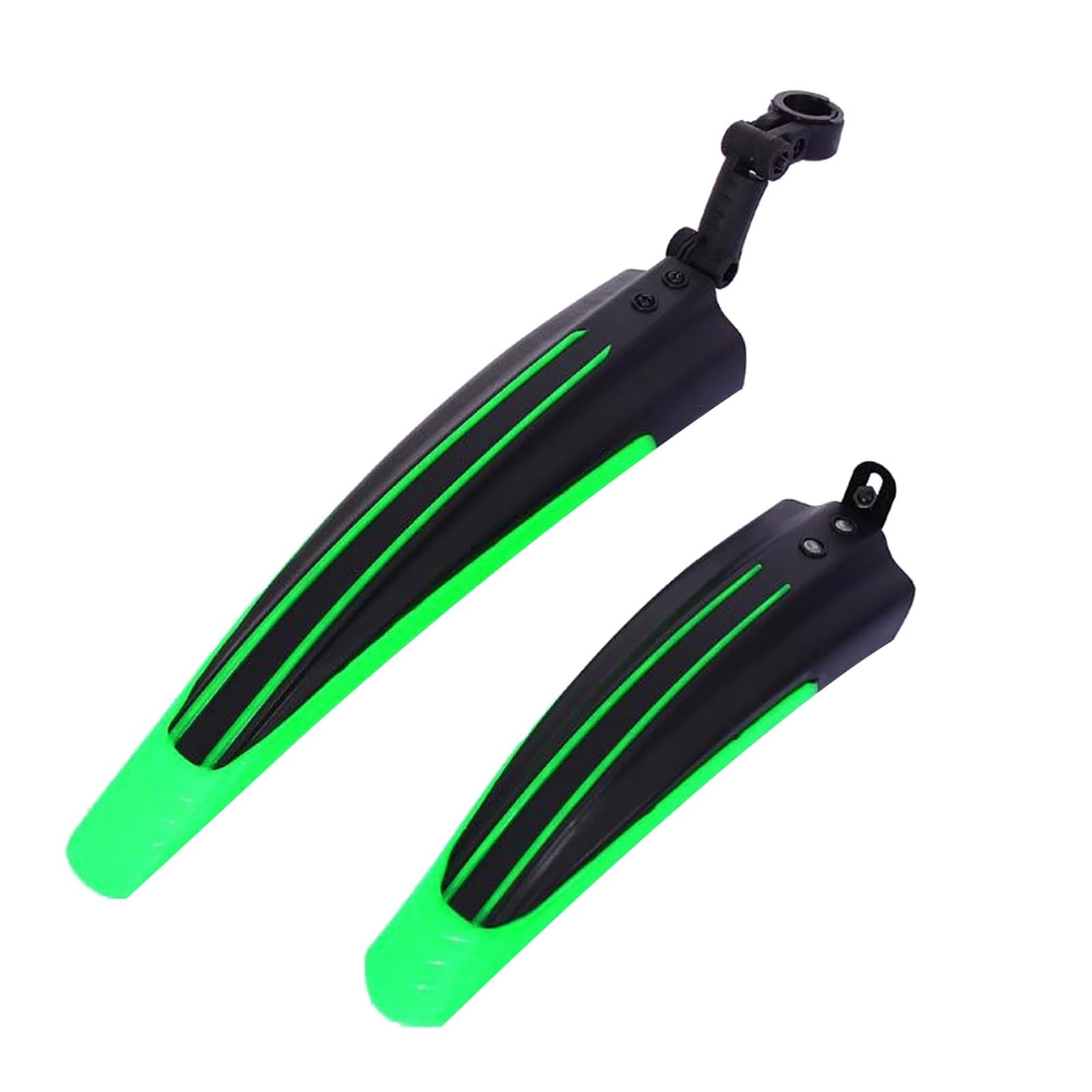 matumou 1 Pair Stylish MTB Bicycle Front Rear Mudguard Mountain Bike Plastic Fenders Set