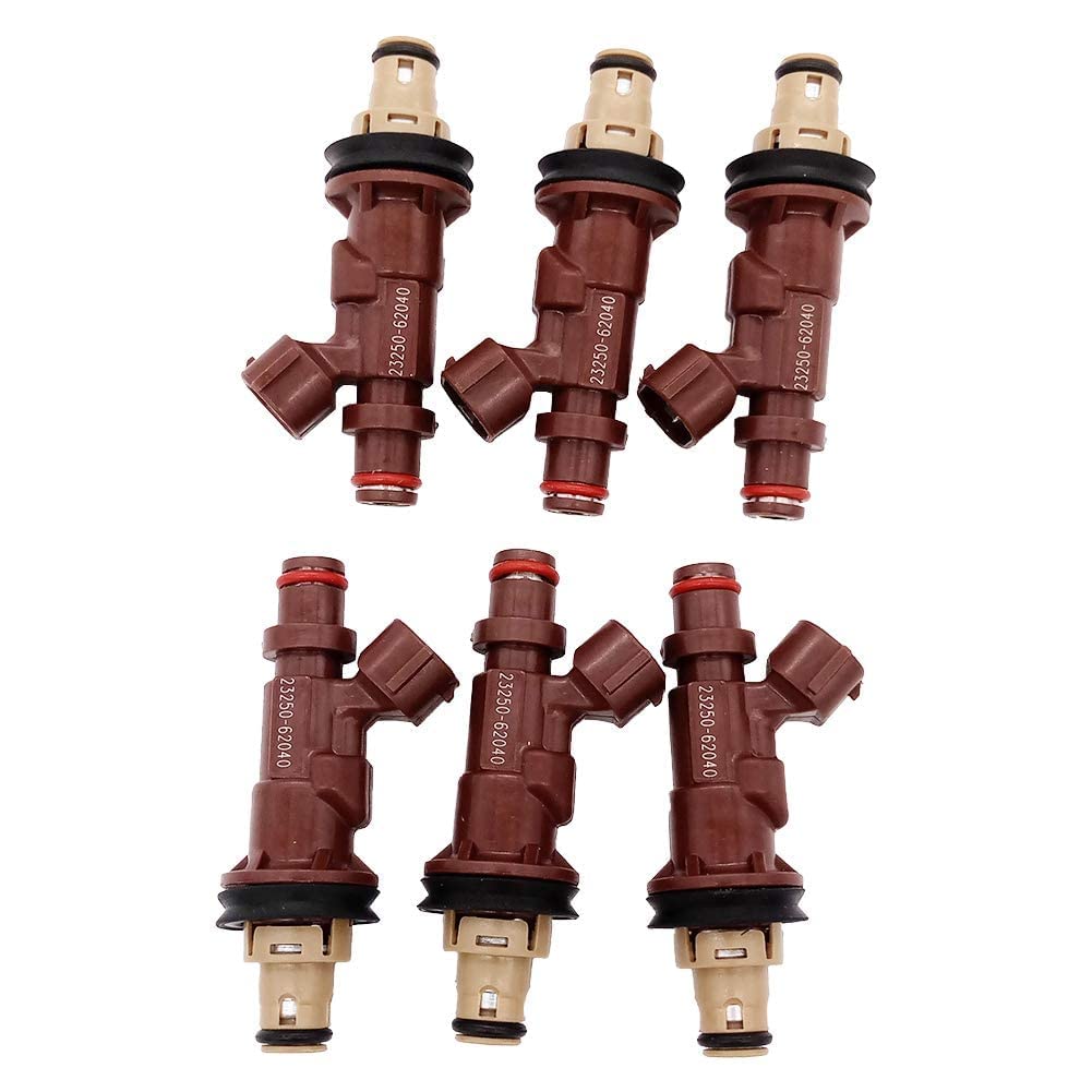 6 szt. 2325062040 wtryskiwacz paliwa do 4Runner Tacoma Tundra 3,4 L V6 23250-62040