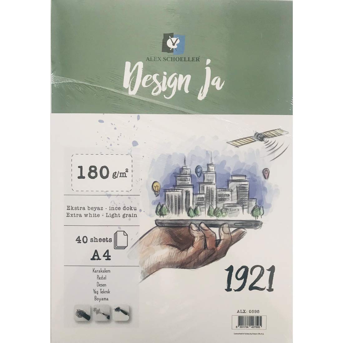 Alex Schoeller A4 Design Ja 40 stron Szkicownik ALX-0595