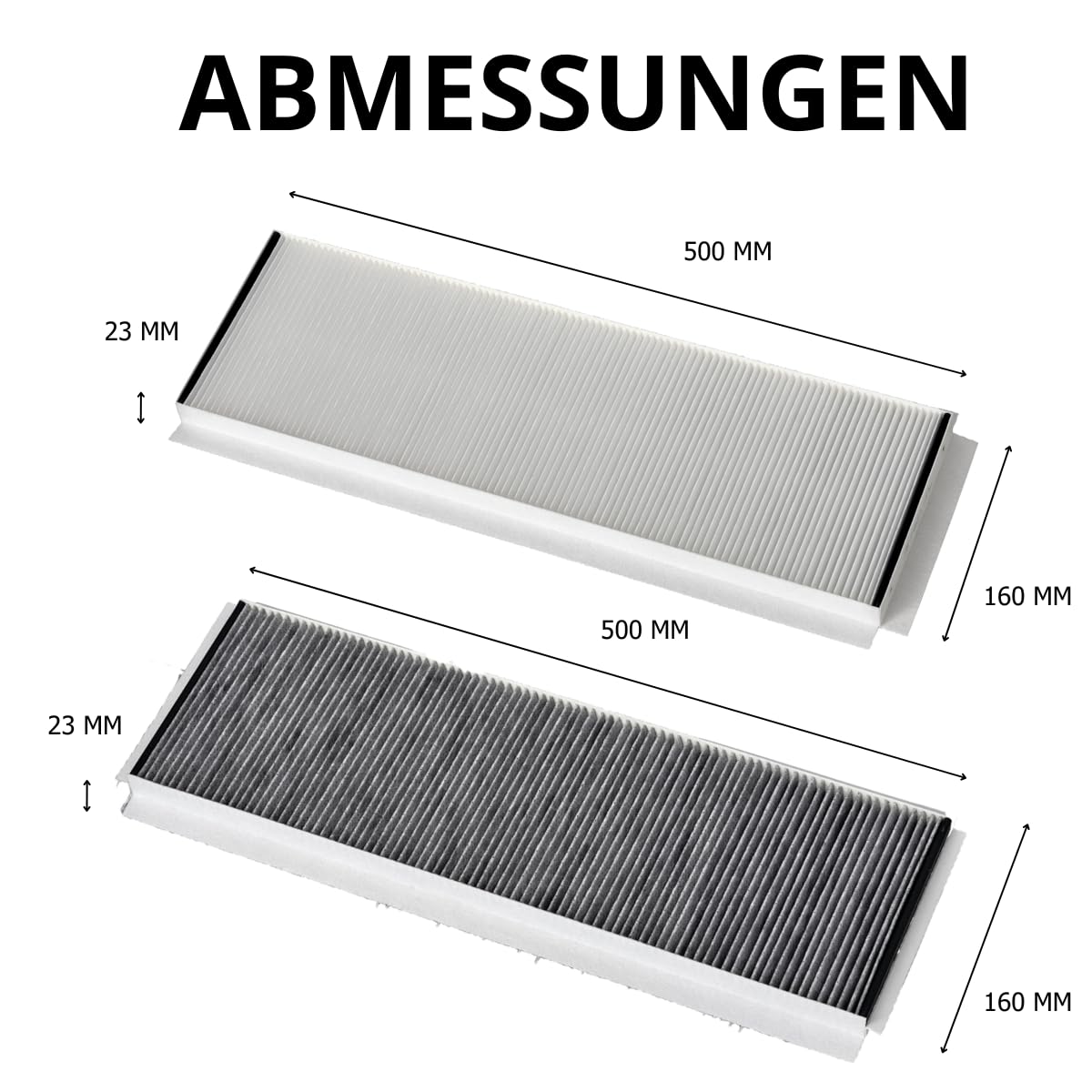 Tops Filtro ai carboni attivi per Zehnder Comfoair q350 | 1 set di filtri per polline G4 + F7 | Sostituisce il filtro originale Zehnder