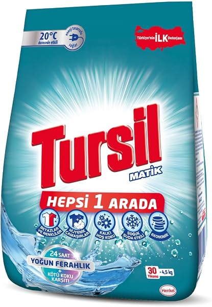 Tursil Yoğun Ferahlık Toz Çamaşır Deterjanı 4.5 kg
