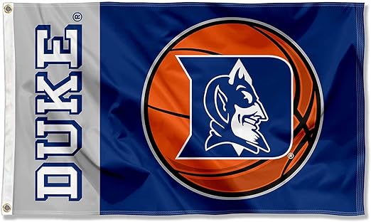 Duke Blue Devils Basketball Logo Large Grommet Banner Flag
