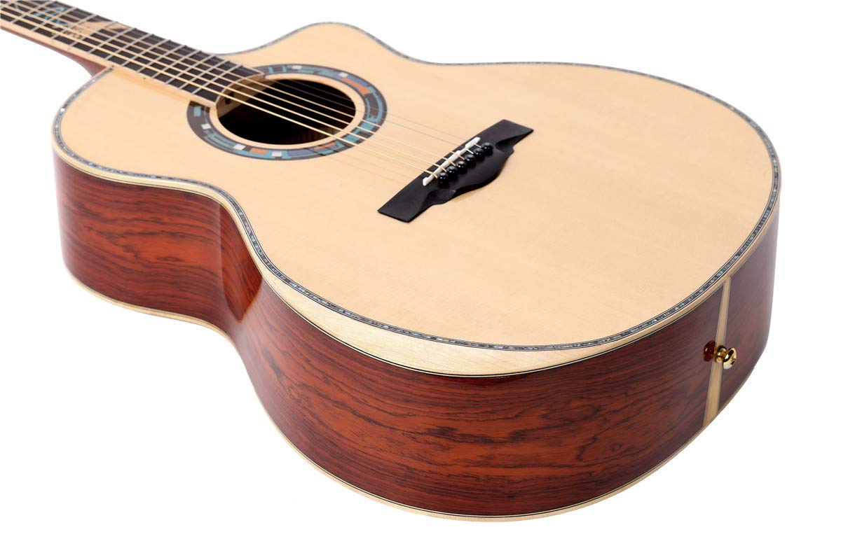 Amazon | Stansen T-930Cアコースティックギター、Cocobolo GF