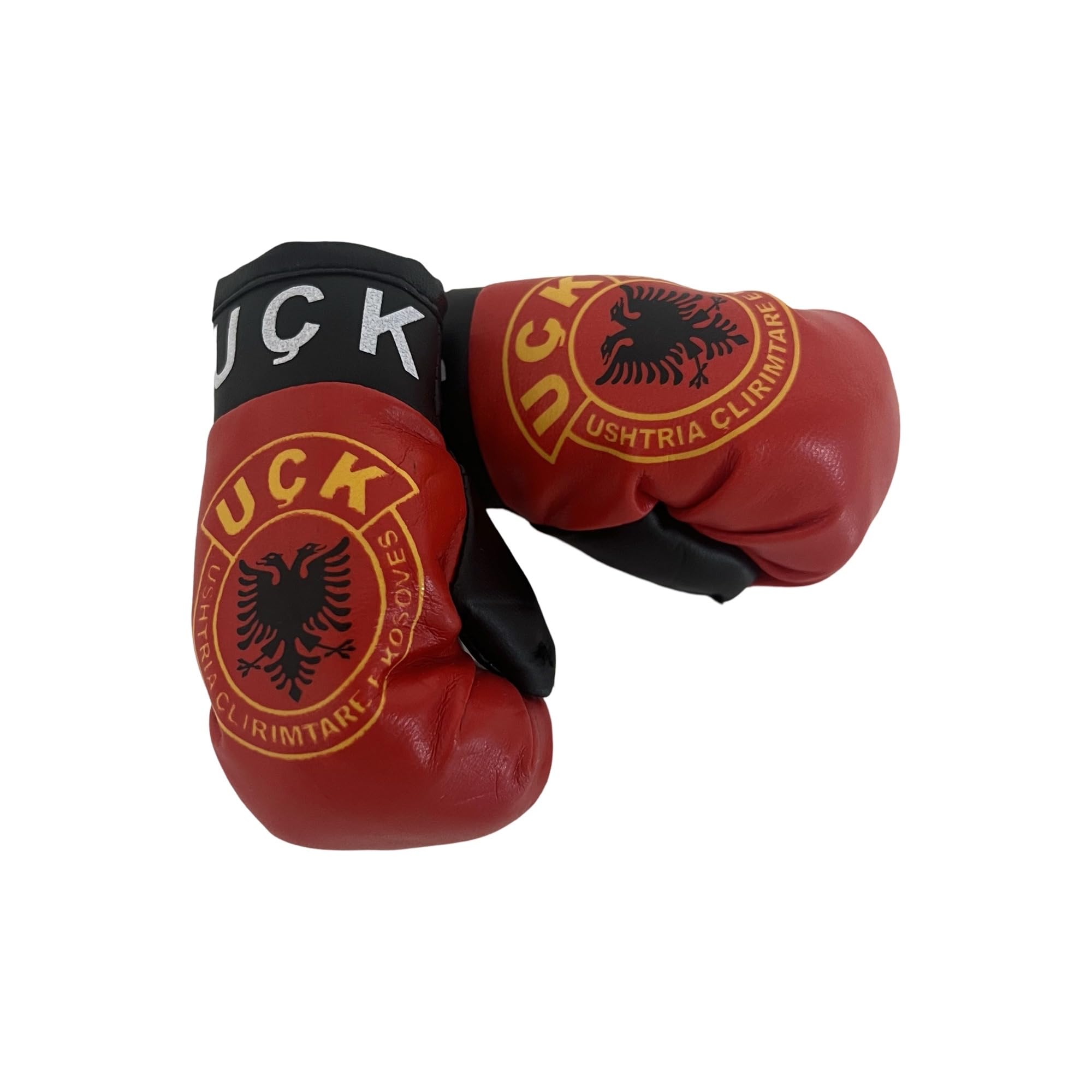 UÇK Albanien Mini-Boxhandschuhe für Auto - Innenspiegel Mini-Boxhandschuhe Auto UÇK Albanien - Doreza boksi te vogla UÇK per makine - Ushtria Çlirimtare e Kosovës