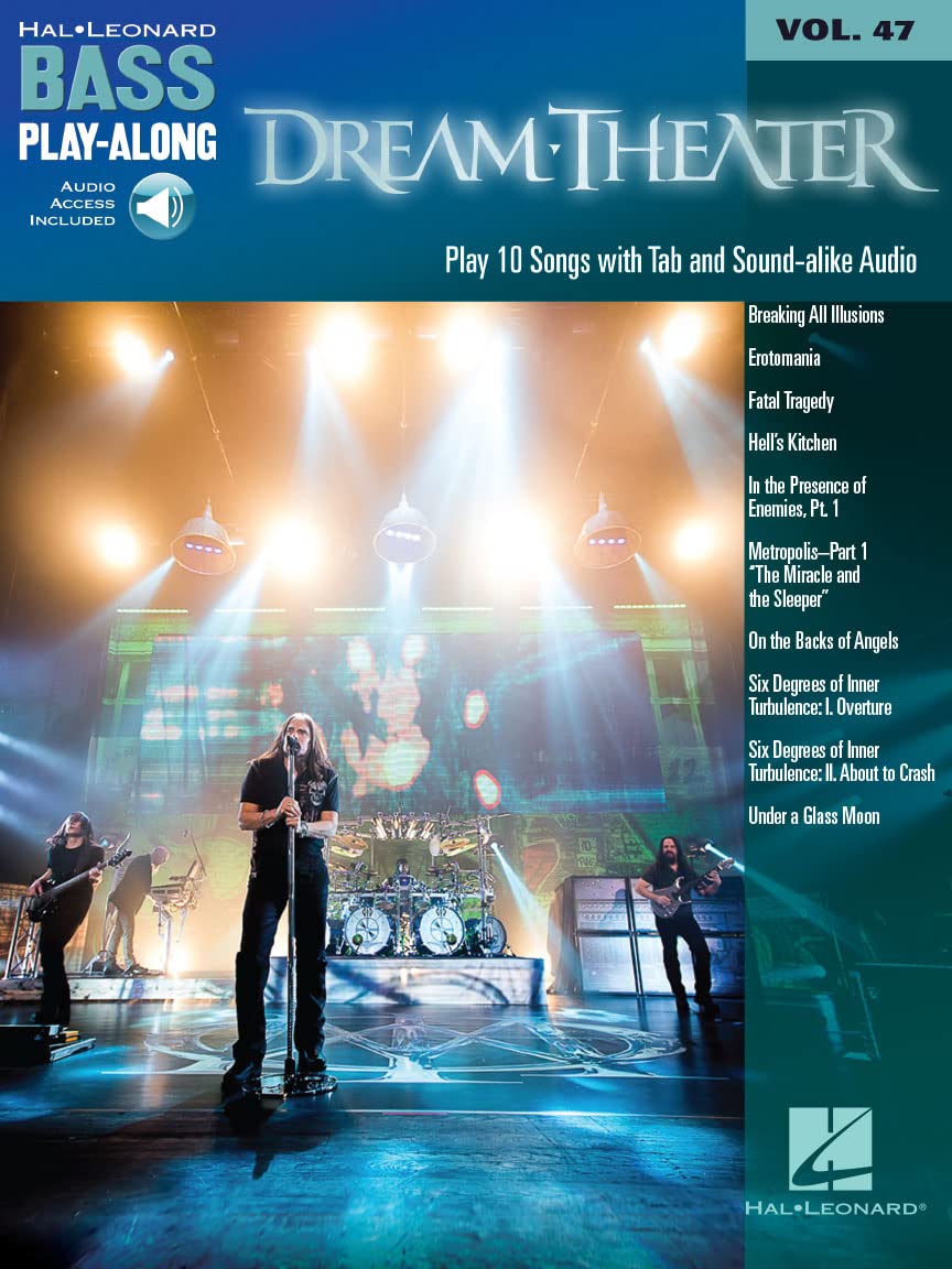 Dream Theater: Bass Play-along Volume 47 Book/2-cd Pack