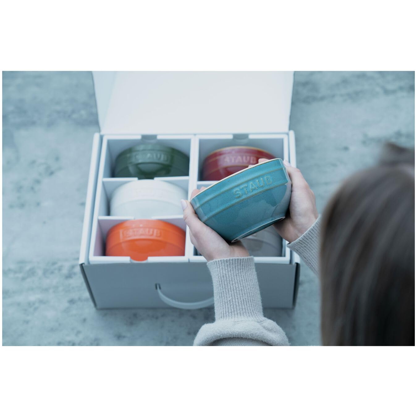Staub Ceramique 6-częściowy zestaw misek ceramicznych, różne kolory