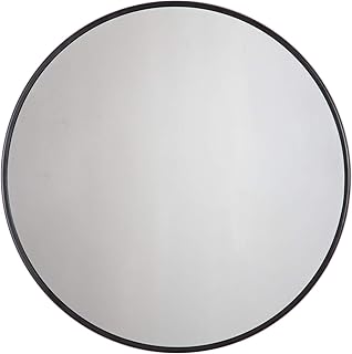 Habitat MR3719W Adelina Circular Mirror, Black