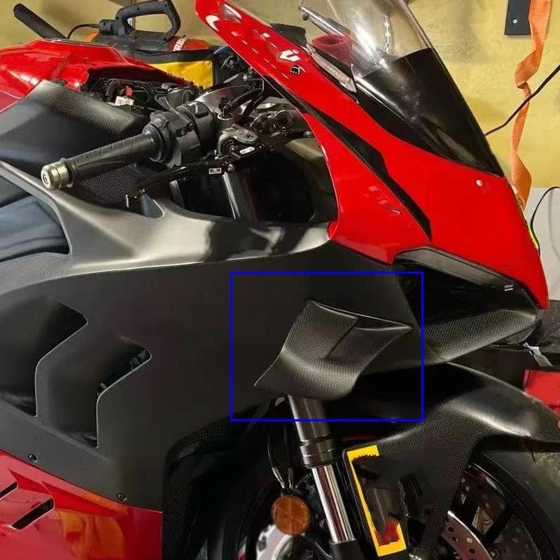 オートバイアクセサリーウイングレット空力ウィングキットスポイラードゥカティパニガーレ V4 V4s V4r 2018 2019 2020 2021 -  メーカーと工場中国 - Tasuns コンポジット バイク用スポイラー ウィング 用オートバイアクセサリー 用 ドゥカティ パニガーレ V4 V4S V4R 2018 2019 フェア