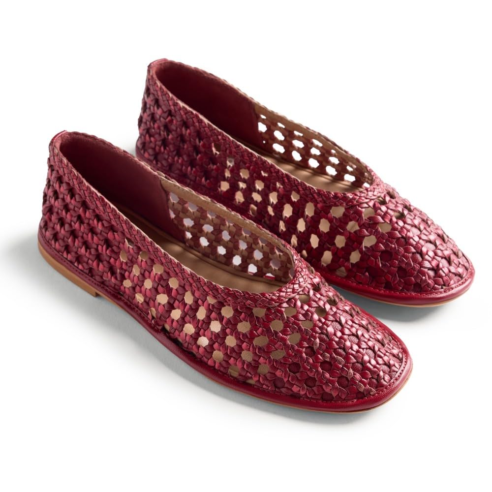 GIOSEPPO Women's Embeya Mary Jane Flat, Burgundy, 3.5 UK