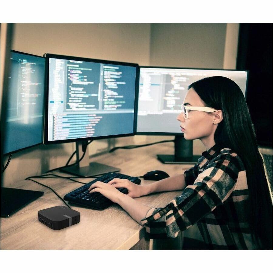 Image of ASUS Chromebox 5a with Intel Celeron 7305 Processor, 4GB DDR4 RAM, 128GB M.2 PCIe G4x4 NVMe SSD, Quad-Display, Wi-Fi 6E & Bluetooth, Gb LAN, USB-C, Chrome OS, VESA Mount