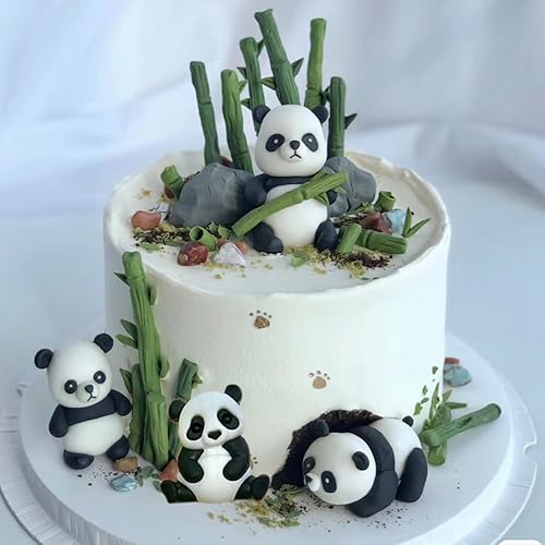 Miniatura 6 de XMOLDNMS Molde de silicona de oso panda para fondant, moldes de chocolate para decoración de tartas, decoración de cupcakes, pasta de goma de