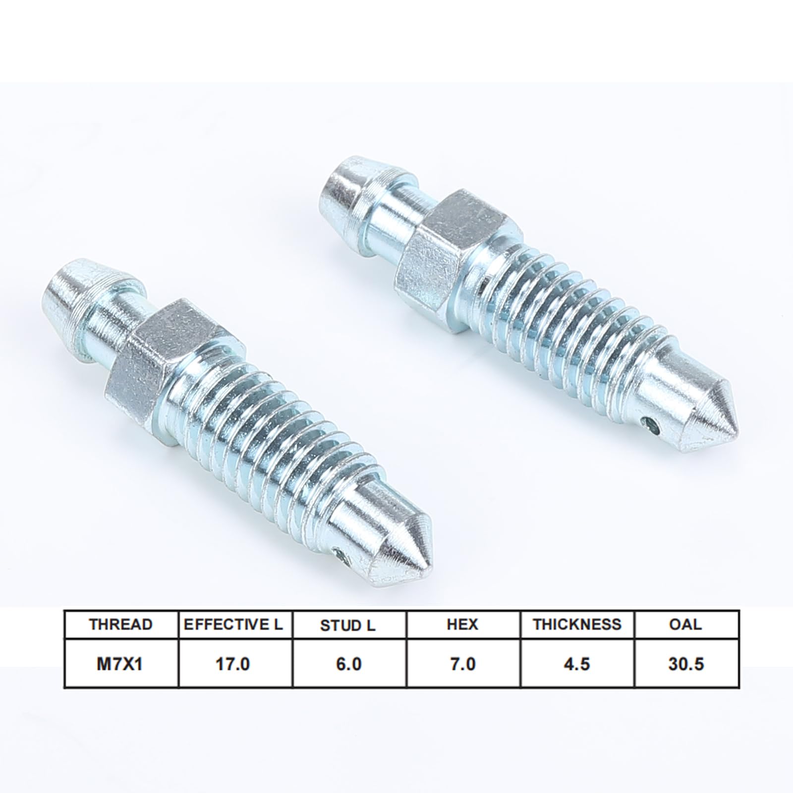 Amazon.com: AC PERFORMANCE M7 x 1.0 Metric Brake Bleed Nipple