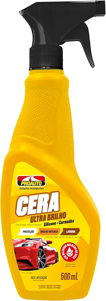 Proauto Cera Líquida Ultra Brilho 500 ml
