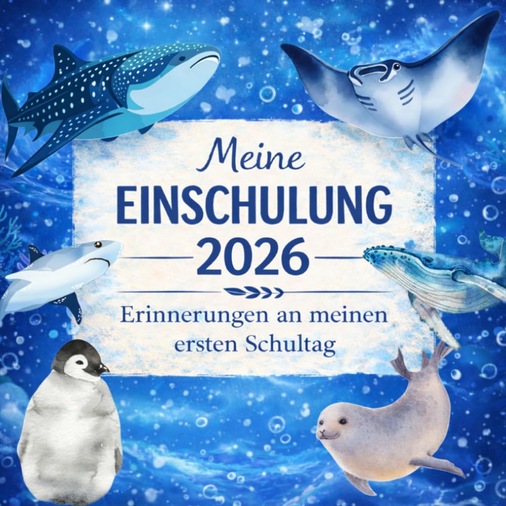 Einschulung Erinnerungsbuch – Mein 1. Schultag: | Erinnerungsbuch Einschulung 1. Klasse | Schulanfang Geschenk für Kinder (Schultüte) (Einschulung Erinnerungsbuch - verschiedene Motive)