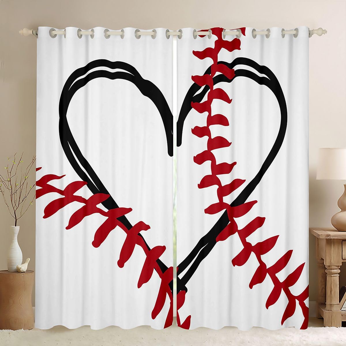Rideau occultant softball 117x137 cm Homewish pour chambre