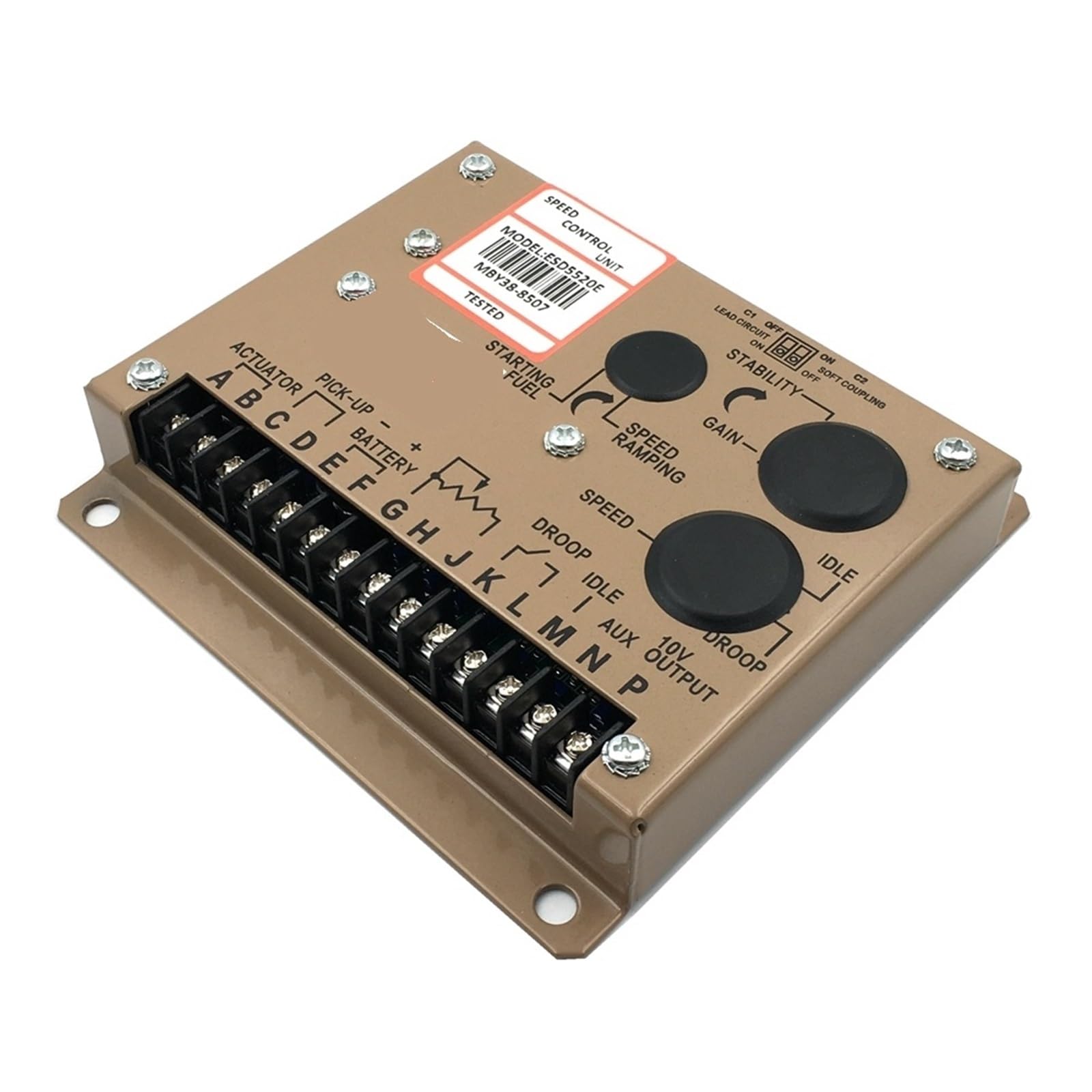 Unidad de Control velocidad del generador ESD5520E, controlador regulador eléctrico, piezas repuesto Genset, 1 Uds