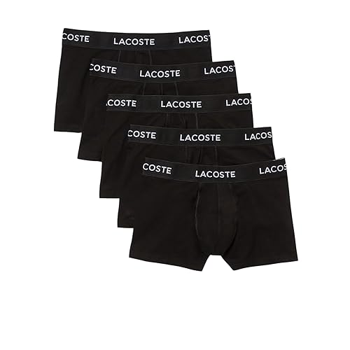 Lacoste Mens 5-Pack Regular Fit Boxer Trunk