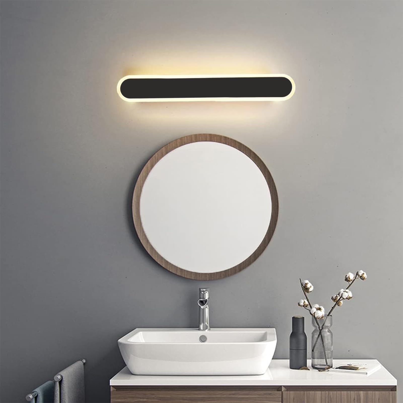 Warmiehomy Outdoor Wall Lights, Aluminium & Acrylic LED Wall Lamp, IP67 Waterproof Outside Lights - Image 2