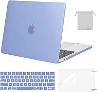 Vista 25 de MOSISO - Funda rígida de plástico con protector para teclado y pantalla, bolsa para MacBook Pro de 13 pulgadas M2 2025/2024/2023/2022-2016, A2338