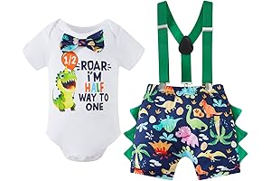 Toddler Baby Boys Half Year Birthday Melon Birthday Outfit