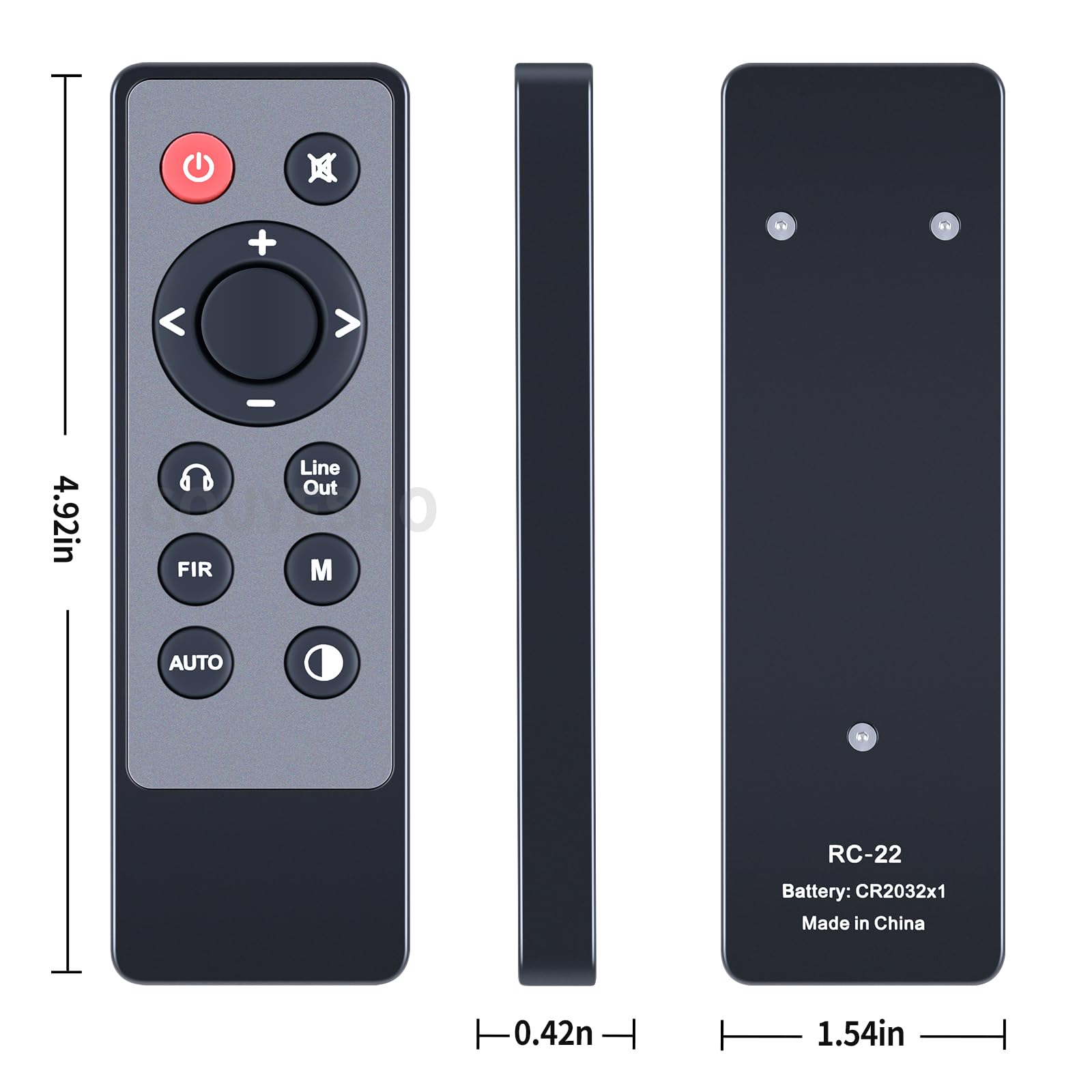 Amazon | RC-22交換用リモコン Toppping DX3 PRO+/EX5/D90SE/D70S/E30