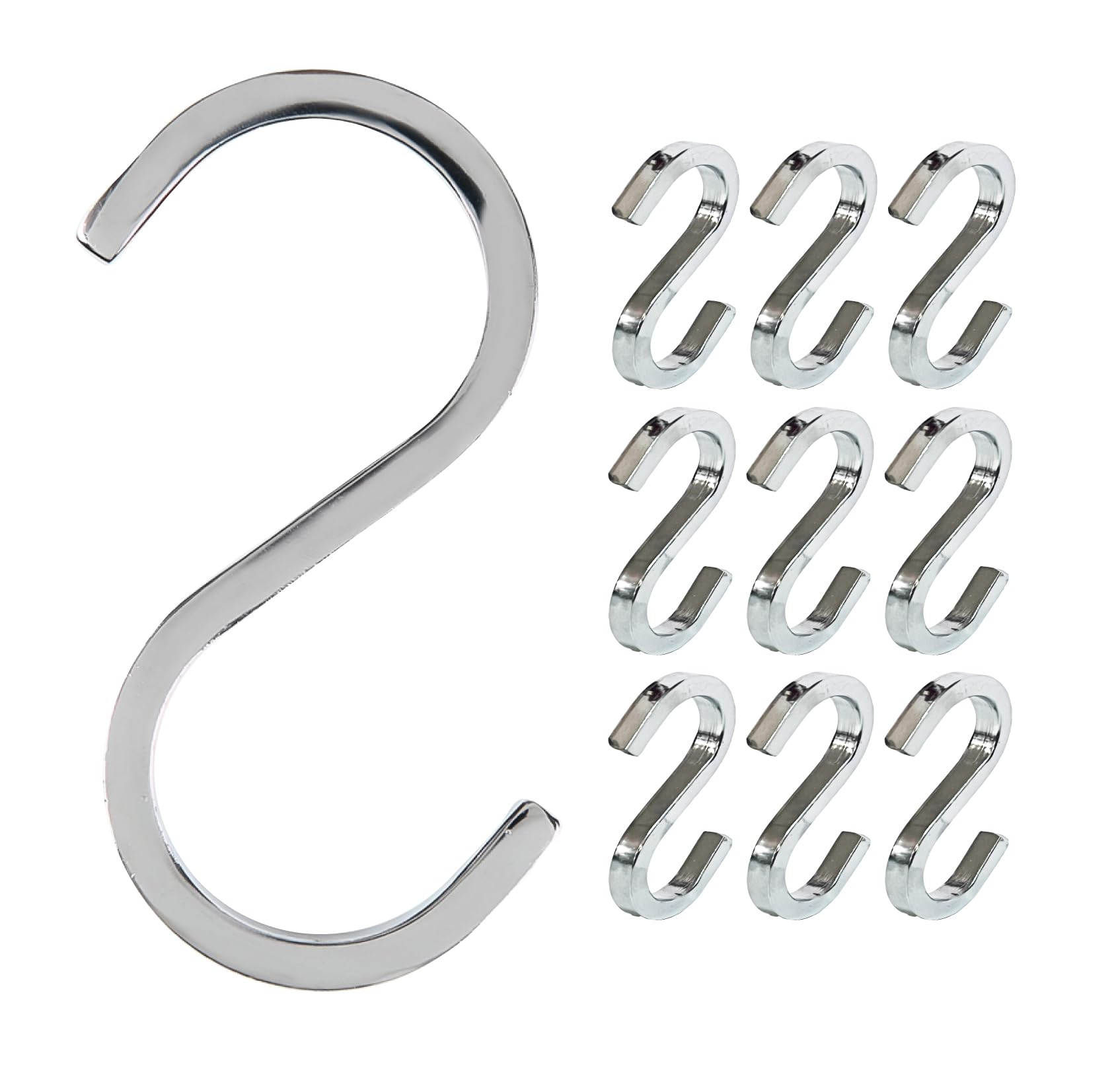 すとゆの様確認用 Amazon｜ユノックス シルバーSフック大 10個セット 耐荷重20kg S字
