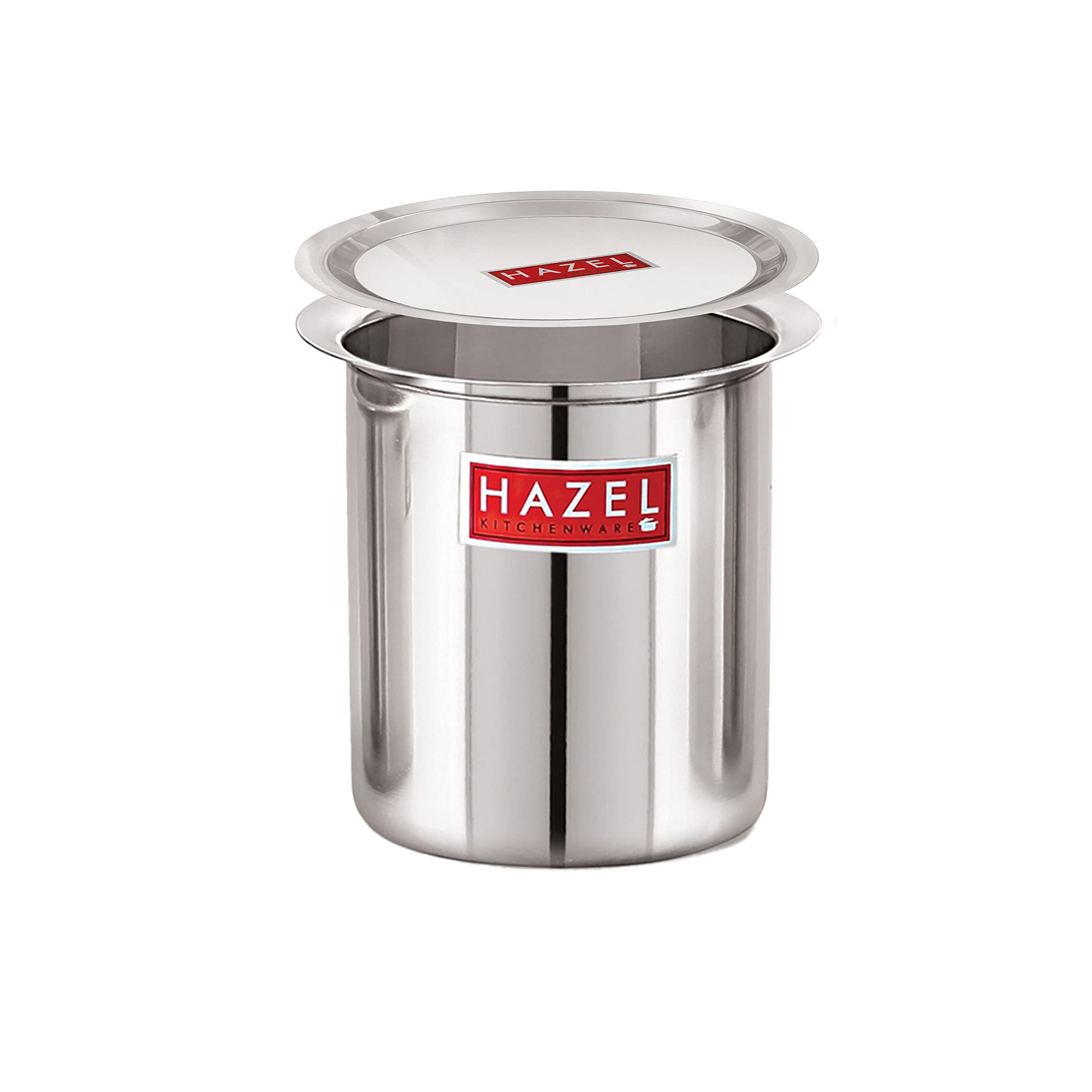 HAZEL Steel Milk Pot with Lid | 3500 ml Stainless Steel Milk Boiler Container | Milk Boiling Vessel Gunj for Kitchen