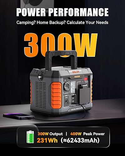 Miniatura 5 de BALDR estación de energía portátil de 200 W, 173 Wh, generador solar, batería de litio de reserva, fuente de alimentación de 120 V, onda sinusoidal