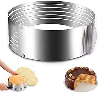 deal Swan Coupe Gateau Decoupe Gateau Cake Ring Cercle Kit Moule Gateaux pour Ø 24 à Ø 30 cm