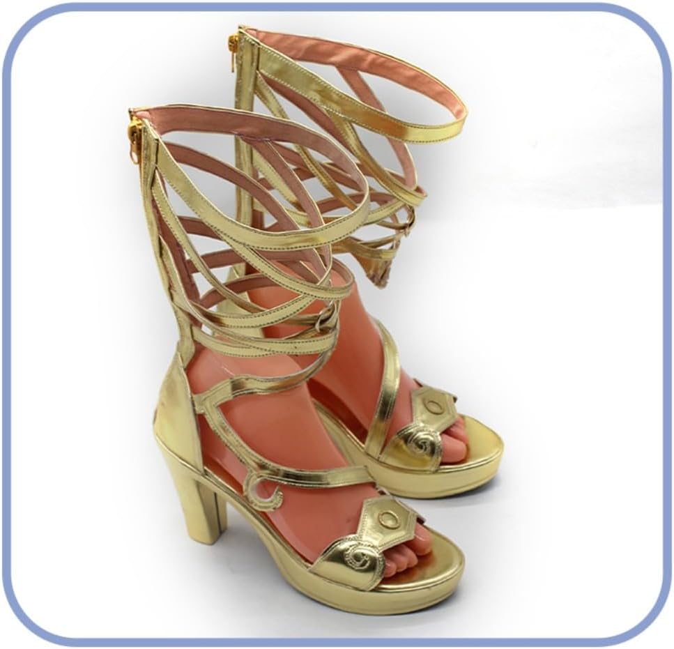 Tribbie Cosplay High heel Boots for Game Honkai: Star Rail Anime Shoes for Conventions & Halloween Women Men Size