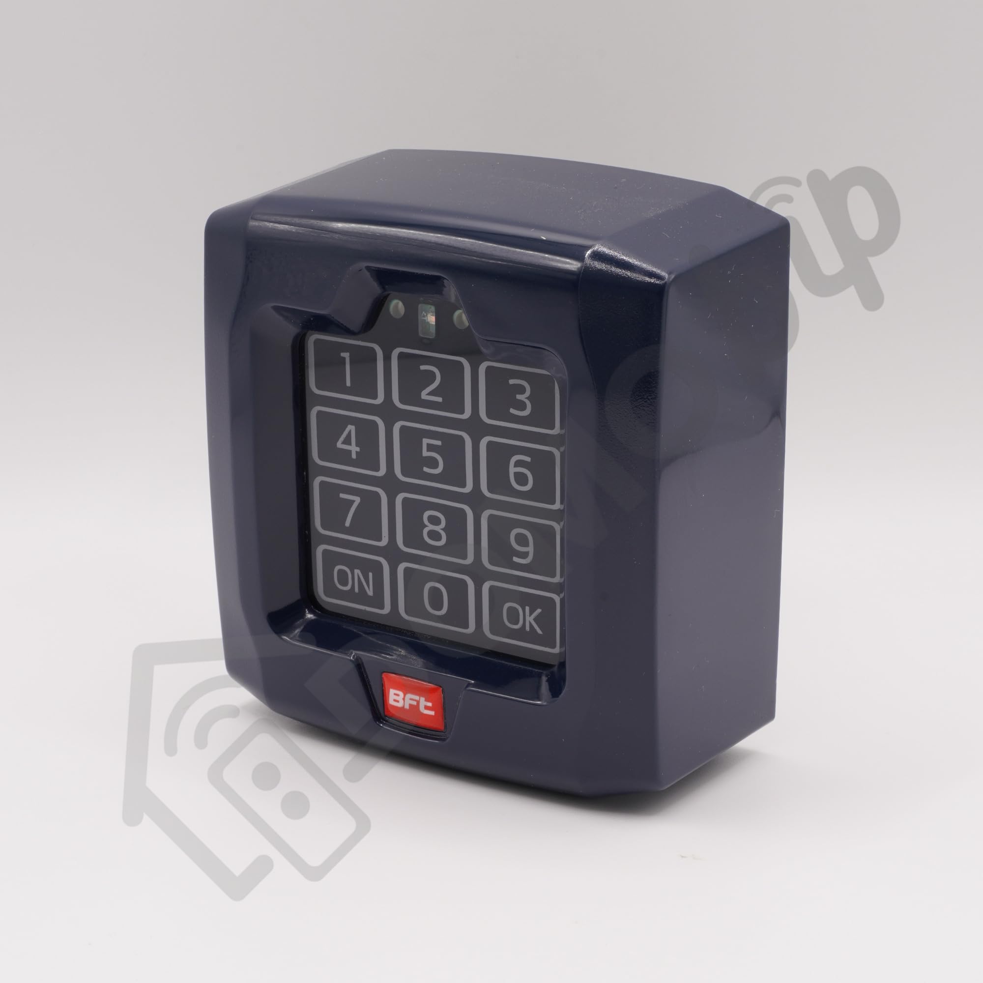 BFT Q.BO TOUCH P121024 / 2600834 – Clavier à code tactile sans fil 433 MHz pour Portail et garage – Rolling Code – 10 canaux – 100 codes + 1 Goodies DOMOBIP