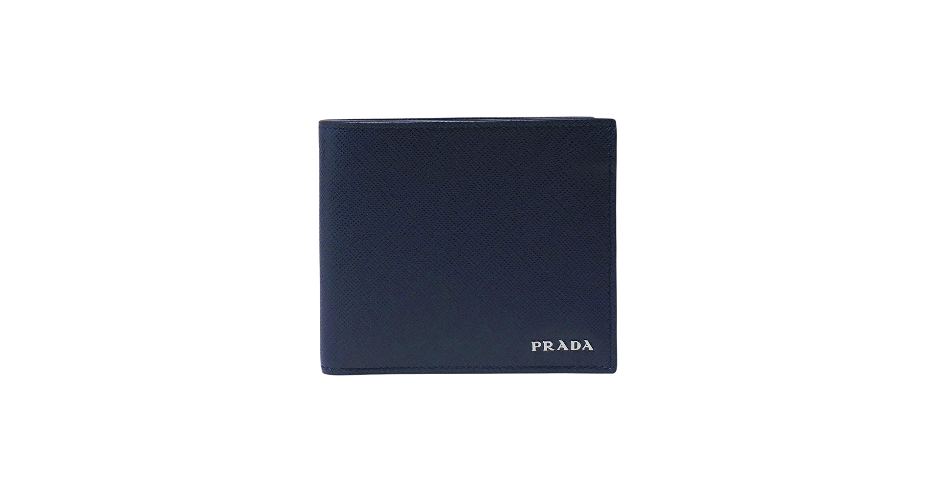 【今日明日限定！断捨離中】PRADA ネイビー 二つ折り財布 今日明日限定！断捨離中】PRADA ネイビー 二つ折り財布 - メルカリ
