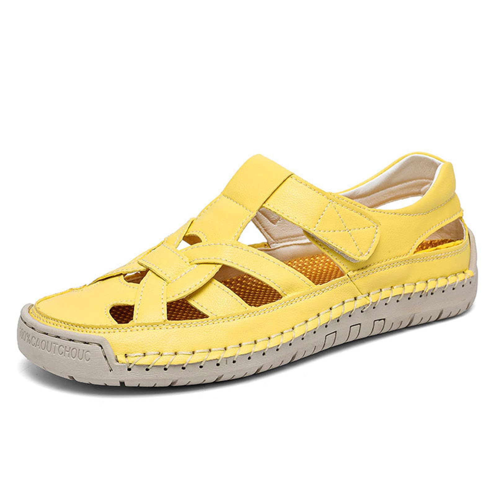 Sandales orthopédiques fermées avec sangle large pour femme